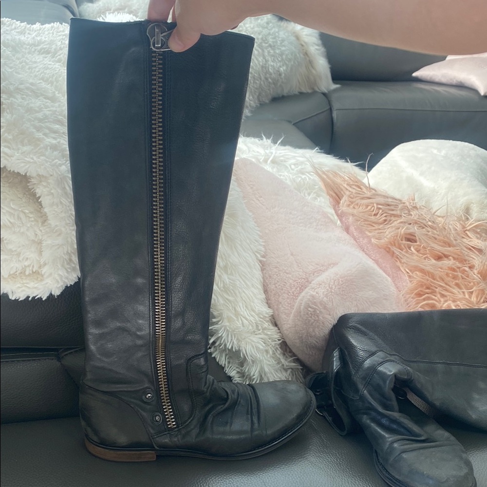 Steve Madden Black Over the Knee Boots